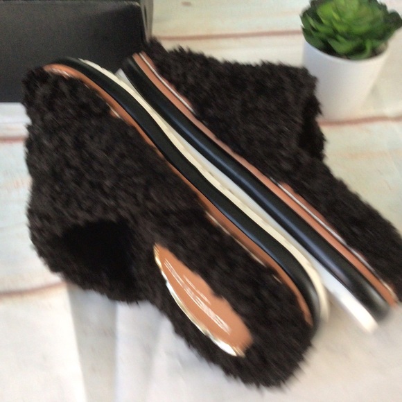 Marc Fisher Fuzzy Sandals - Picture 6 of 8